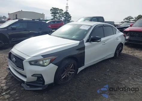 2018 Infiniti Q50 3.0T Luxe z USA, uszkodzony, nr VIN JN1EV7AP3JM363711